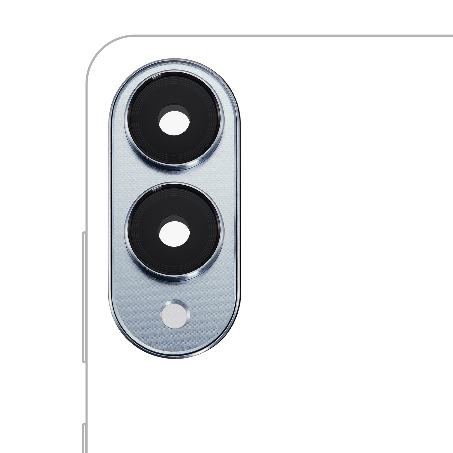 Back Camera Lens With Cover Bezel Ring For Samsung Galaxy S25 Edge (S937) (Titanium Icyblue)