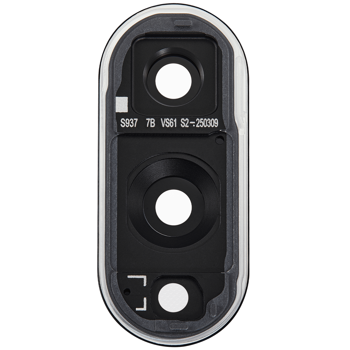 Back Camera Lens With Cover Bezel Ring For Samsung Galaxy S25 Edge (S937) (Titanium Icyblue)