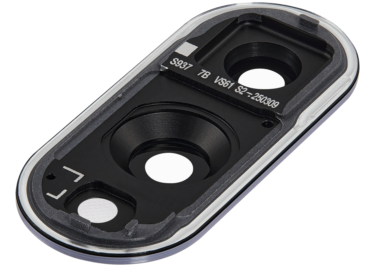 Back Camera Lens With Cover Bezel Ring For Samsung Galaxy S25 Edge (S937) (Titanium Icyblue)