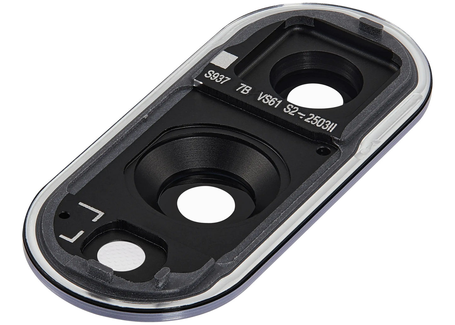 Back Camera Lens With Cover Bezel Ring For Samsung Galaxy S25 Edge (S937) (Titanium Silver)