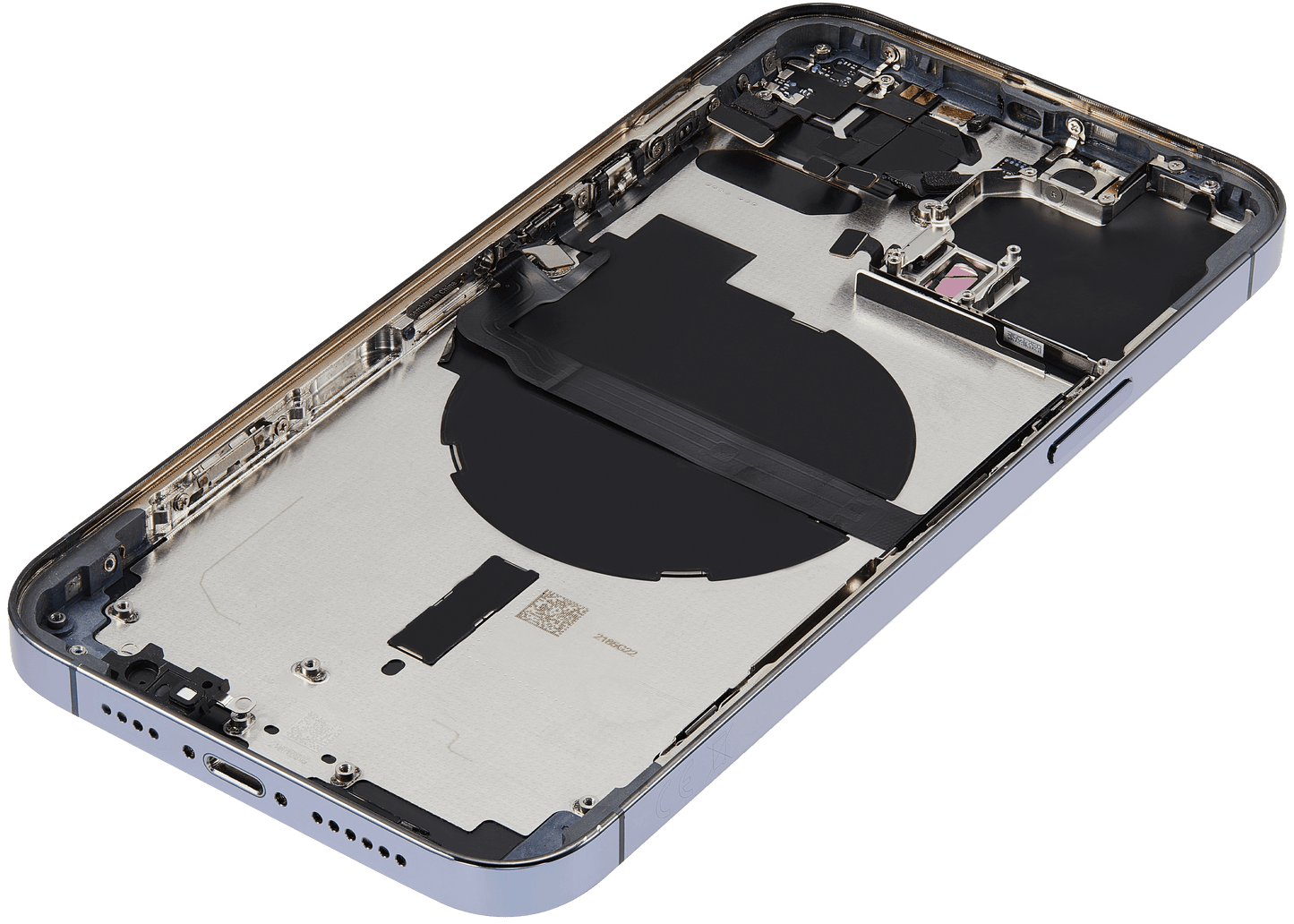 Back Housing W/ Small Parts For iPhone 13 Pro Max (EU / Global Version) (Used OEM Pull: Grade B) (Sierra Blue)