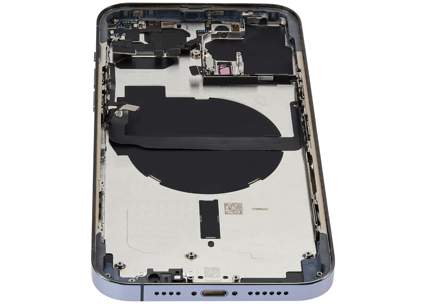 Back Housing W/ Small Parts For iPhone 13 Pro Max (EU / Global Version) (Used OEM Pull: Grade B) (Sierra Blue)