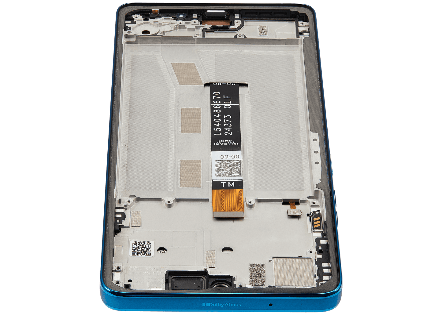 LCD Assembly With Frame For Motorola Moto G75 5G (XT2437 / 2024) (Refurbished) (Aqua Blue) replacement part SKU 107282225915 image 3