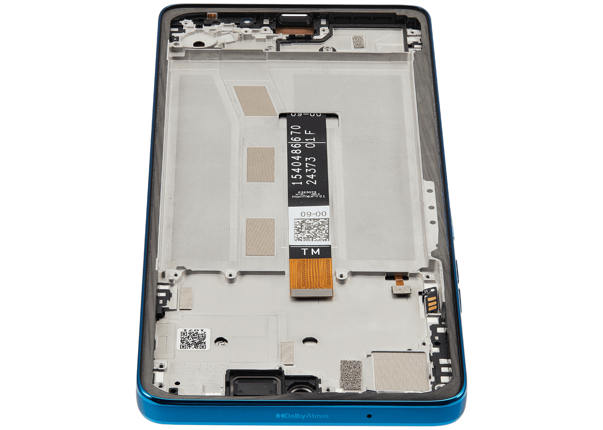 LCD Assembly With Frame For Motorola Moto G75 5G (XT2437 / 2024) (Refurbished) (Aqua Blue) replacement part SKU 107282225915 image 3