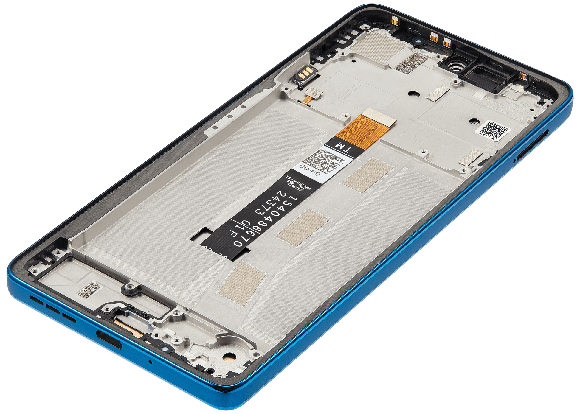 LCD Assembly With Frame For Motorola Moto G75 5G (XT2437 / 2024) (Refurbished) (Aqua Blue) replacement part SKU 107282225915 image 2