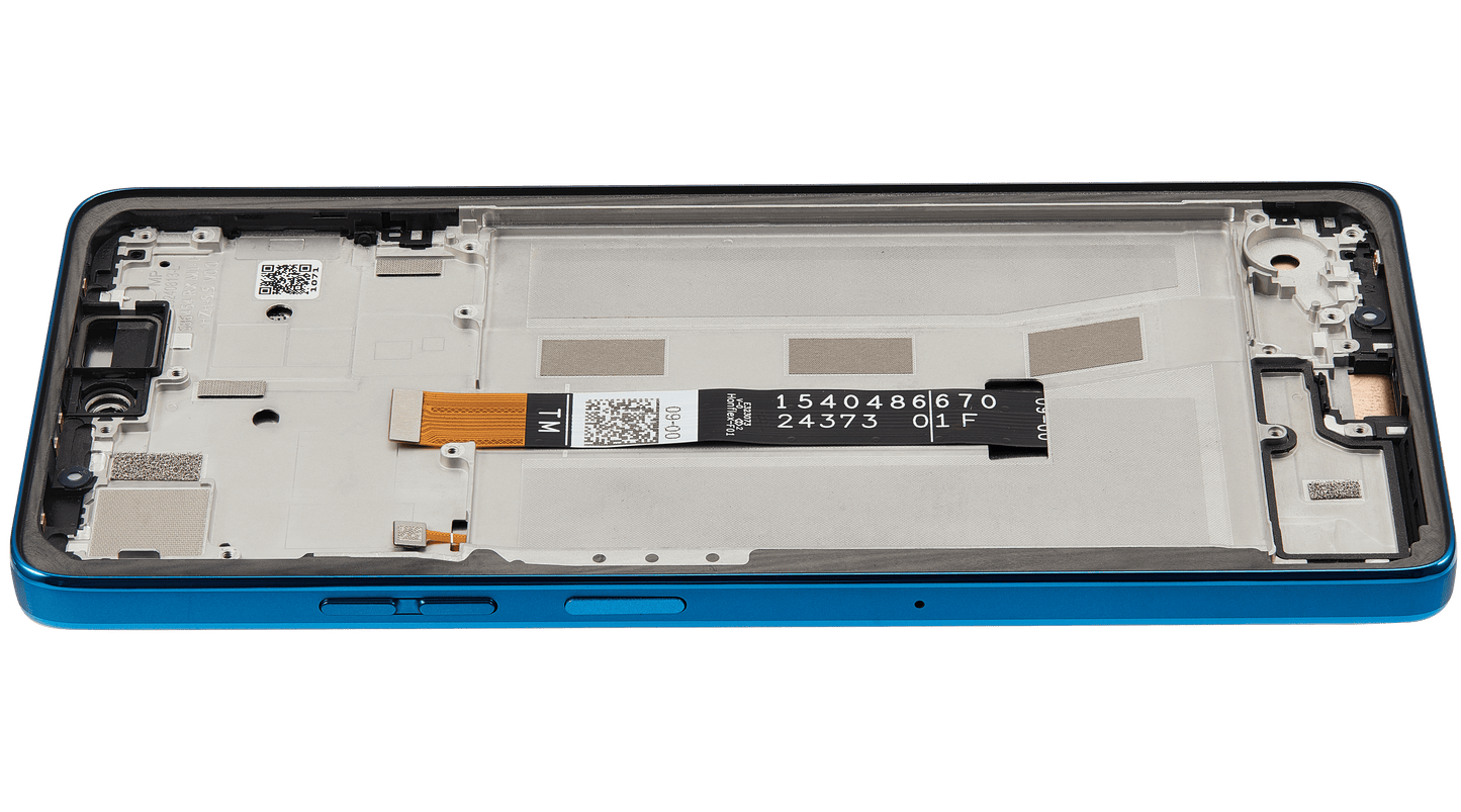 LCD Assembly With Frame For Motorola Moto G75 5G (XT2437 / 2024) (Refurbished) (Aqua Blue) replacement part SKU 107282225915 image 5