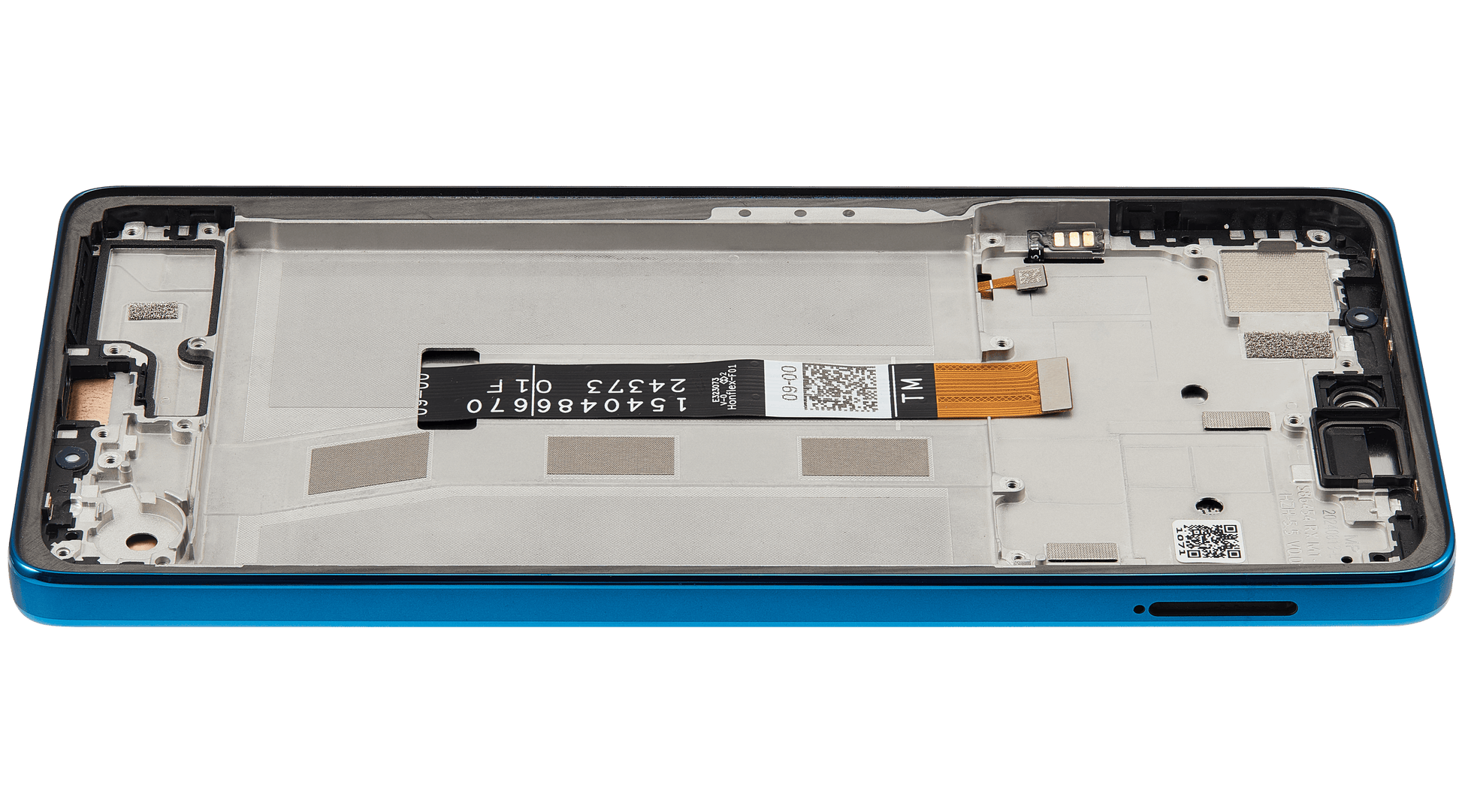 LCD Assembly With Frame For Motorola Moto G75 5G (XT2437 / 2024) (Refurbished) (Aqua Blue) replacement part SKU 107282225915 image 6