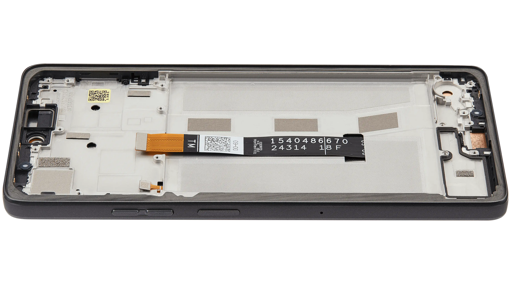 LCD Assembly With Frame For Motorola Moto G75 5G (XT2437 / 2024) (Refurbished) (Charcoal Gray) replacement part SKU 107282225916 image 5
