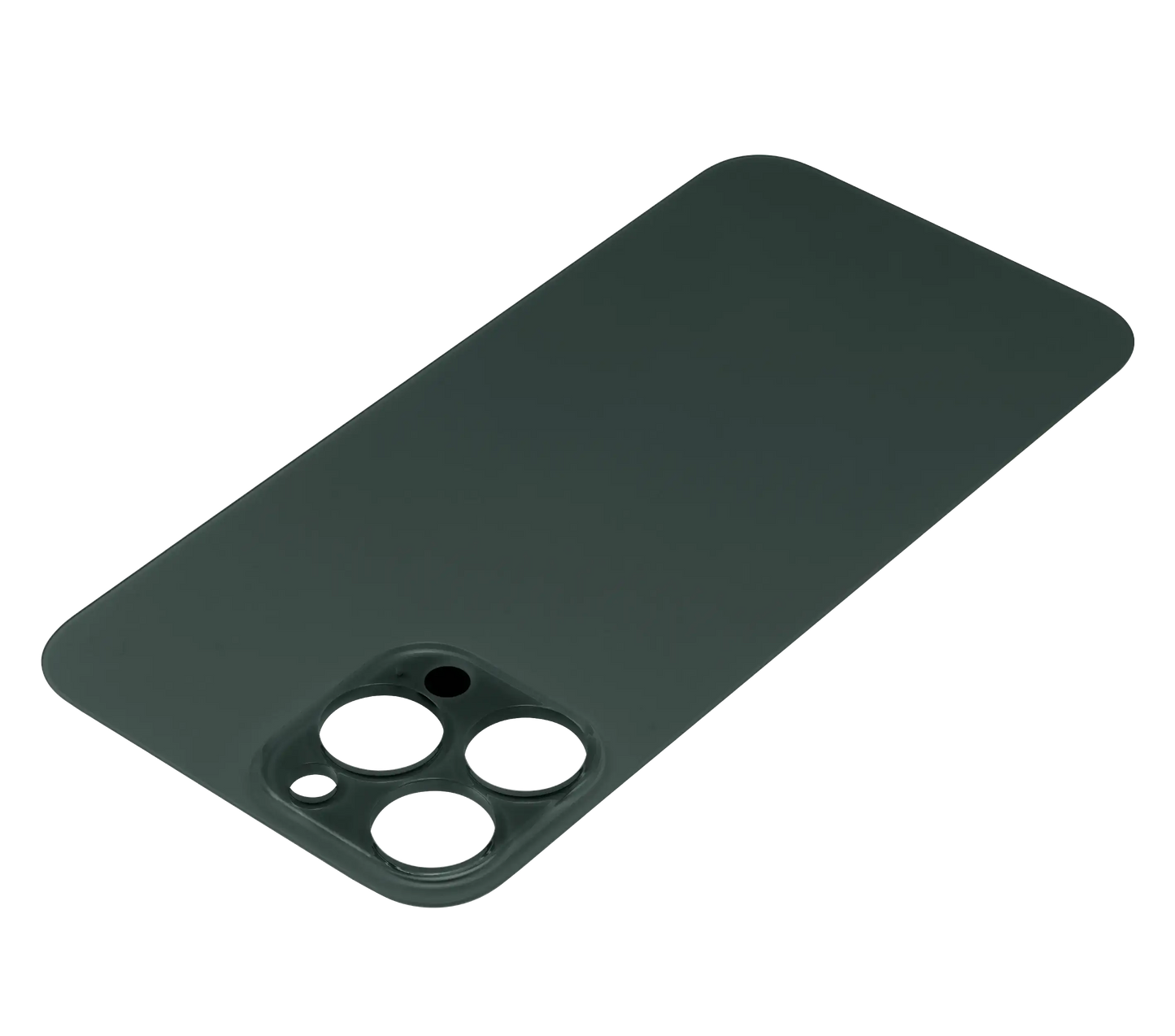 Back Glass With 3M Adhesive For iPhone 13 Pro Max (No Logo / Large Camera Hole) (Alpine Green)