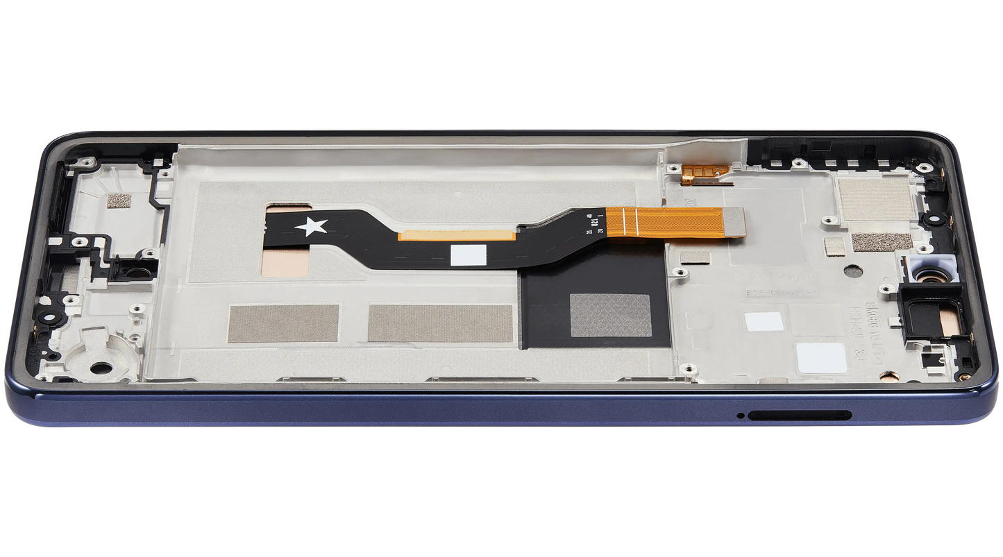 OLED Assembly With Frame For Motorola Moto G86 / G86 Power 5G (XT2527 / 2025) (Refurbished) (Spellbound) replacement part SKU 107282226000 image 5