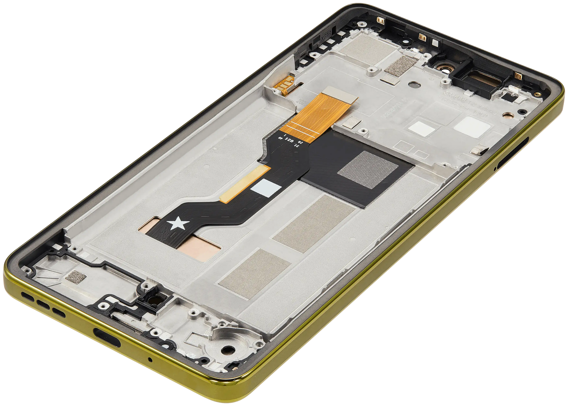 OLED Assembly With Frame For Motorola Moto G86 / G86 Power 5G (XT2527 / 2025) (Refurbished) (Golden Cypress) replacement part SKU 107282226001 image 2
