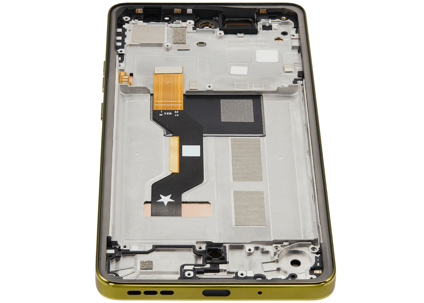 OLED Assembly With Frame For Motorola Moto G86 / G86 Power 5G (XT2527 / 2025) (Refurbished) (Golden Cypress) replacement part SKU 107282226001 image 3
