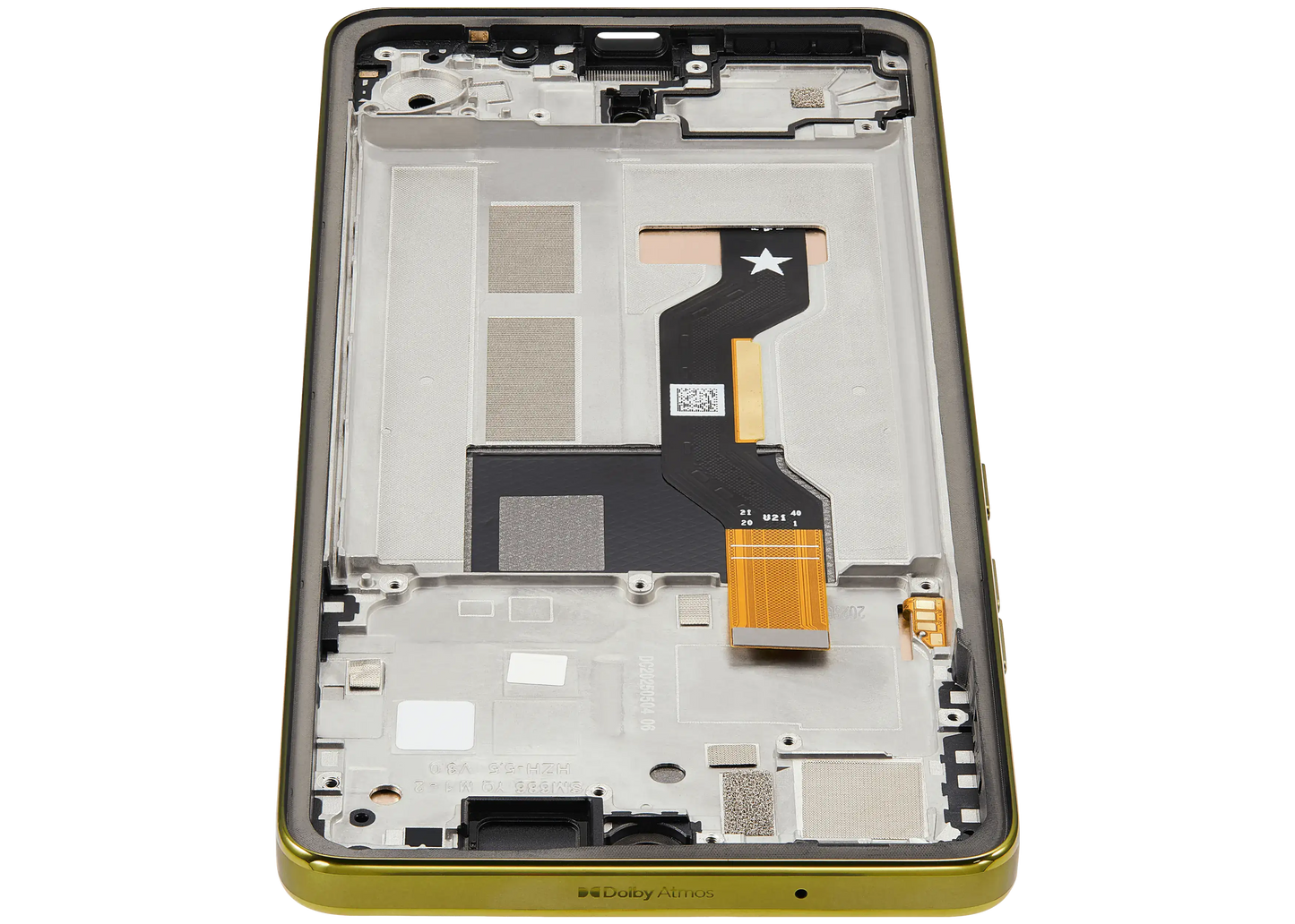 OLED Assembly With Frame For Motorola Moto G86 / G86 Power 5G (XT2527 / 2025) (Refurbished) (Golden Cypress) replacement part SKU 107282226001 image 4