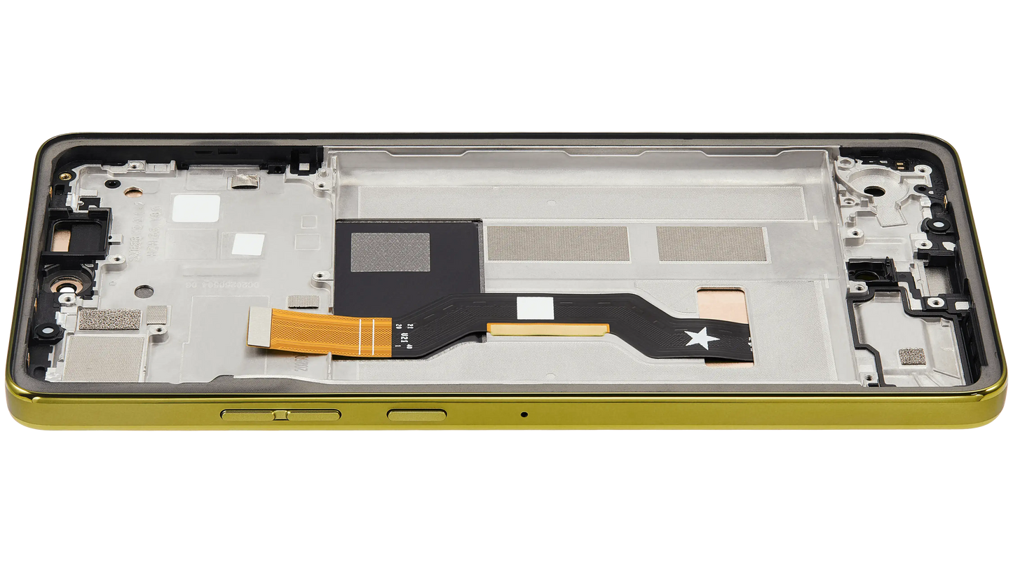 OLED Assembly With Frame For Motorola Moto G86 / G86 Power 5G (XT2527 / 2025) (Refurbished) (Golden Cypress) replacement part SKU 107282226001 image 5