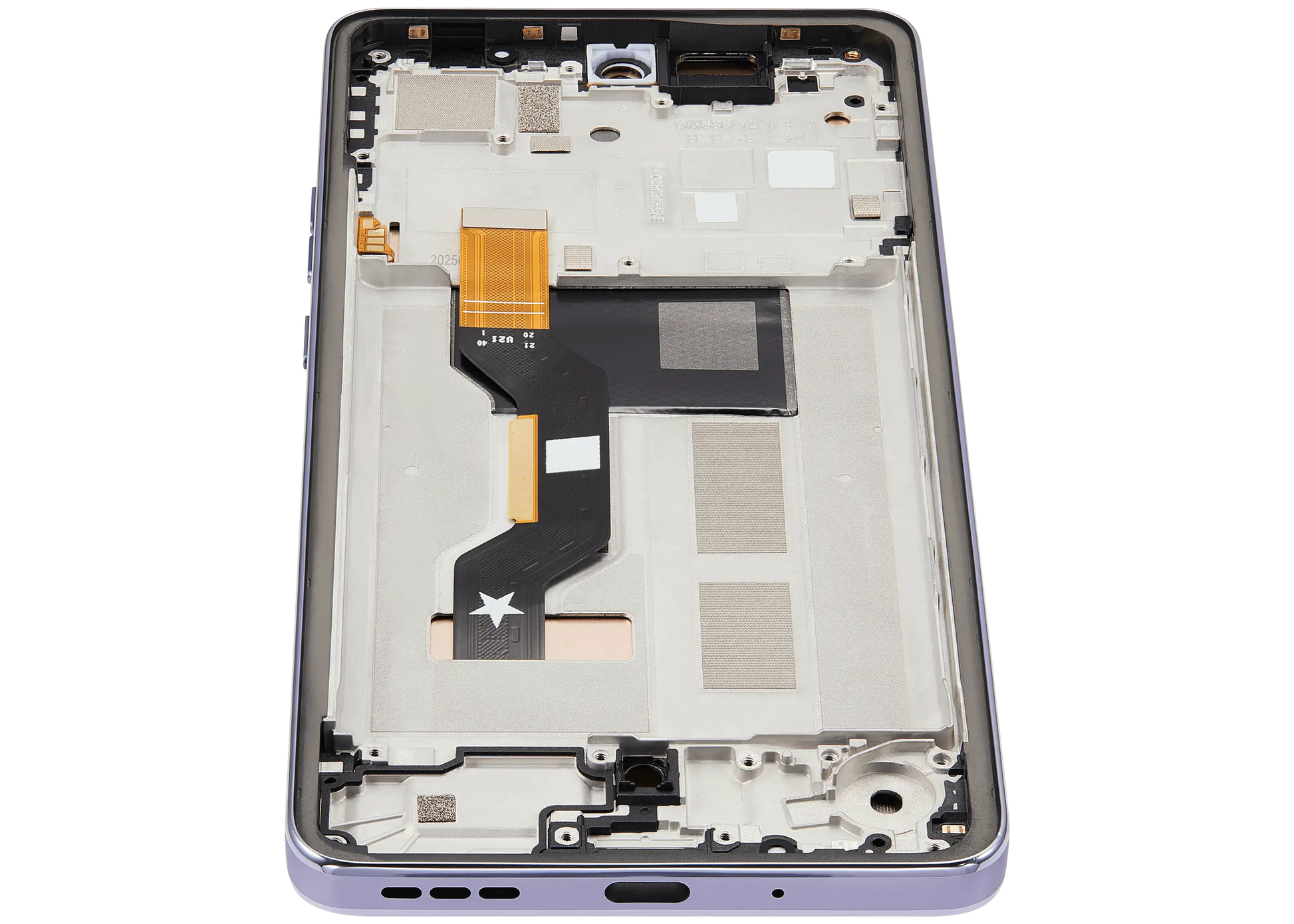OLED Assembly With Frame For Motorola Moto G86 / G86 Power 5G (XT2527 / 2025) (Refurbished) (Cosmic Sky) replacement part SKU 107282226002 image 3