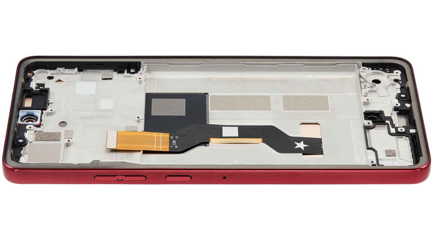 OLED Assembly With Frame For Motorola Moto G86 / G86 Power 5G (XT2527 / 2025) (Refurbished) (Chrysanthemum) replacement part SKU 107282226003 image 5