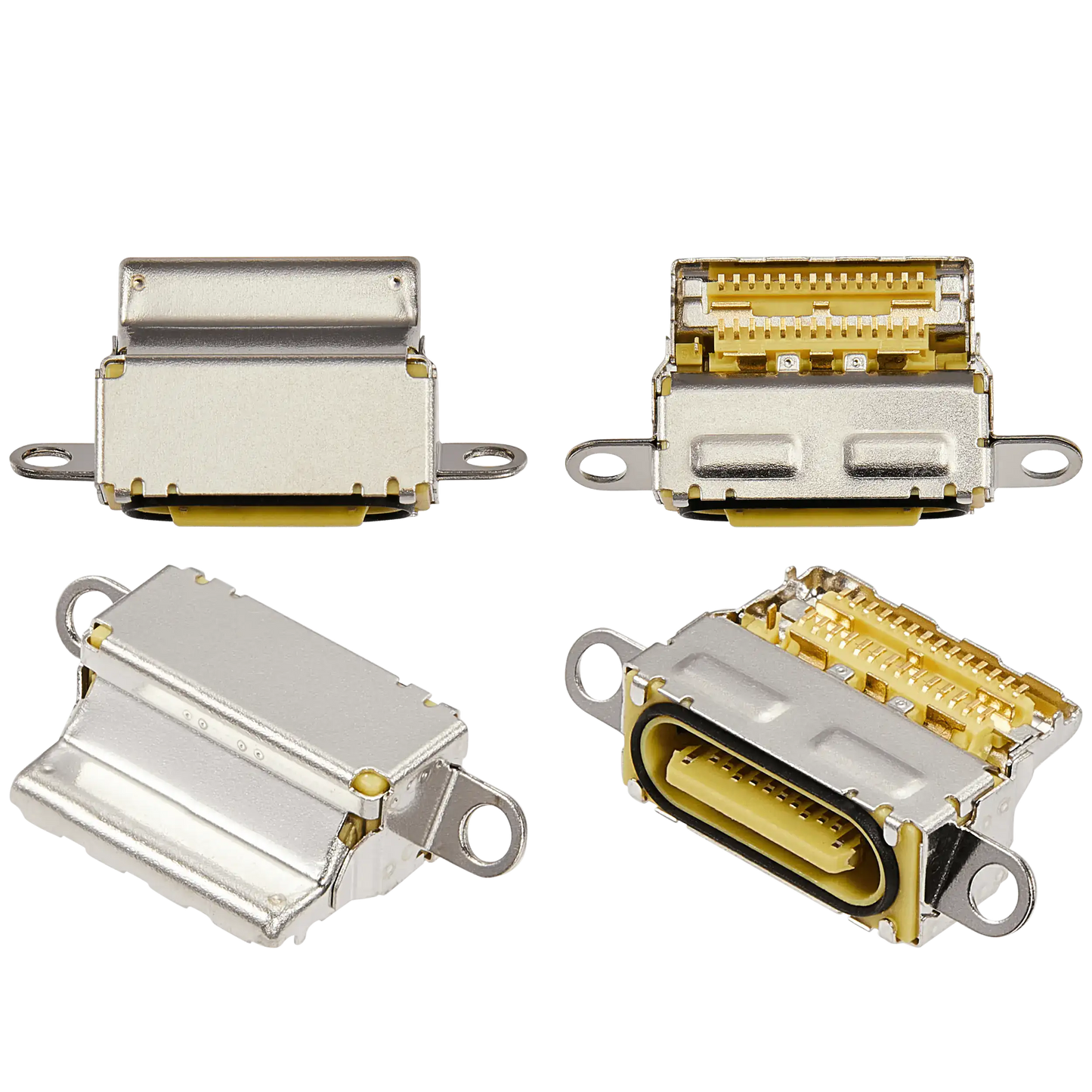 Charging Port Only For iPad 11 (2025) (Soldering Required) (Premium) (10 Pack) (Yellow)
