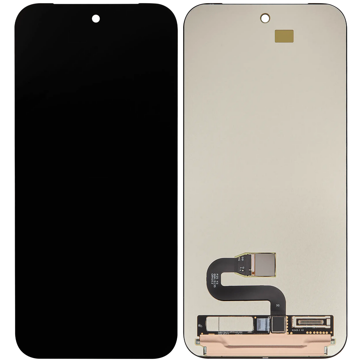 OLED Assembly Without Frame (With Fingerprint Sensor) For Google Pixel 10 Pro XL (Refurbished) (All Colors) - repair component detailed angle