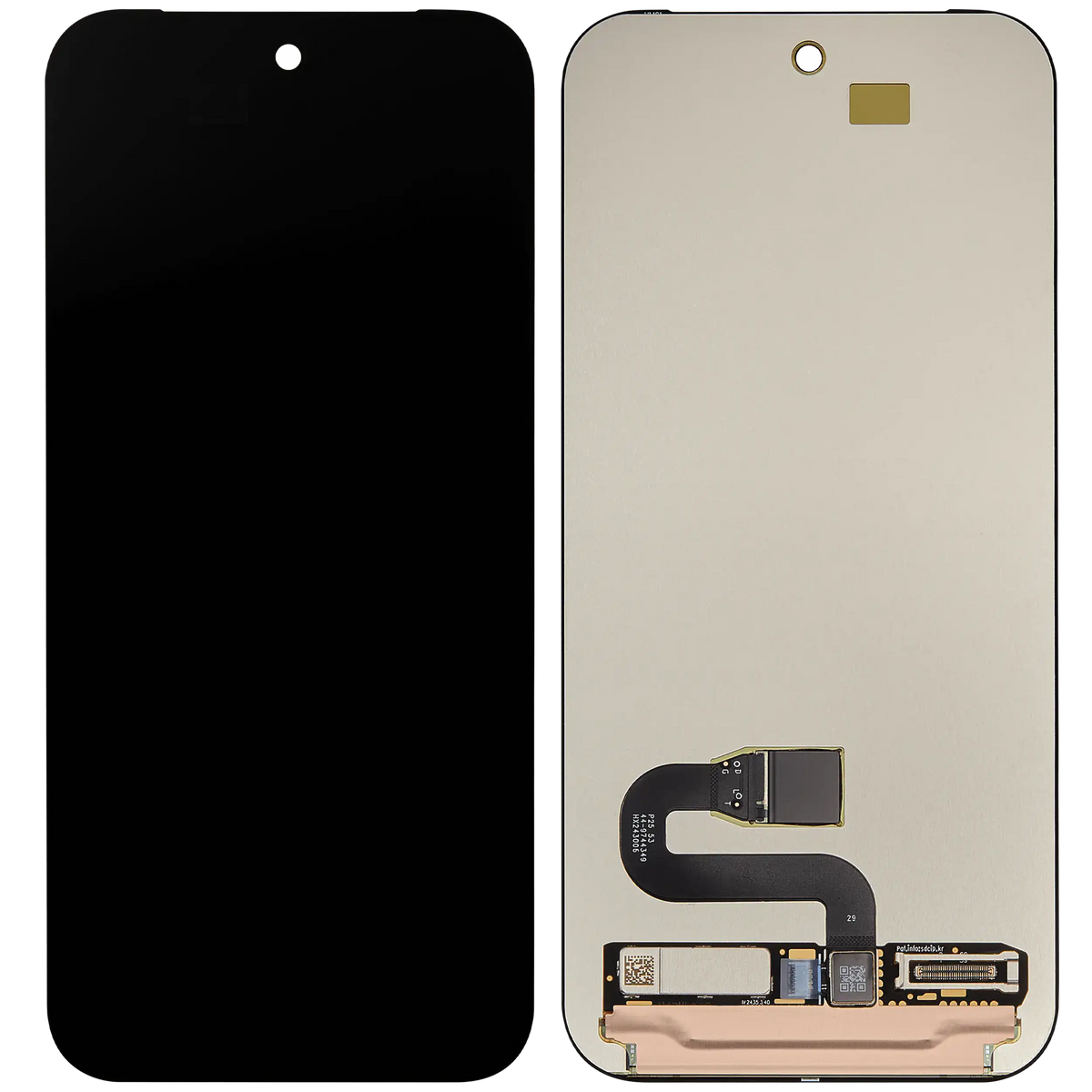 OLED Assembly Without Frame (With Fingerprint Sensor) For Google Pixel 10 Pro (Refurbished) (All Colors) - repair component detailed angle