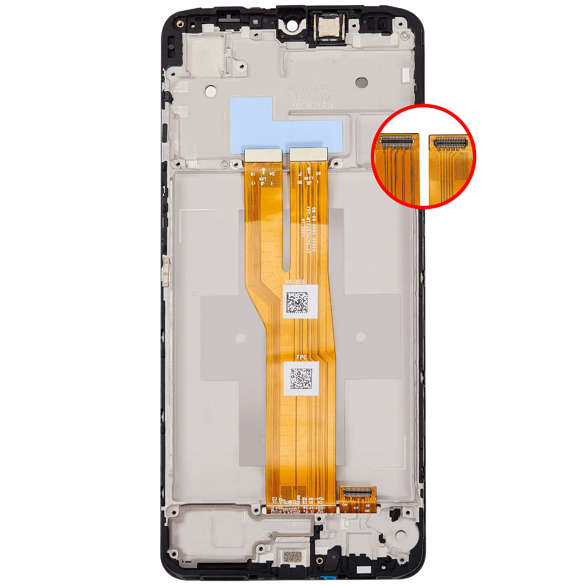 LCD Assembly With Frame For Samsung Galaxy A07 4G (A075 / 2025) (Refurbished) (All Colors) replacement part product image 9 - SKU 107282226232