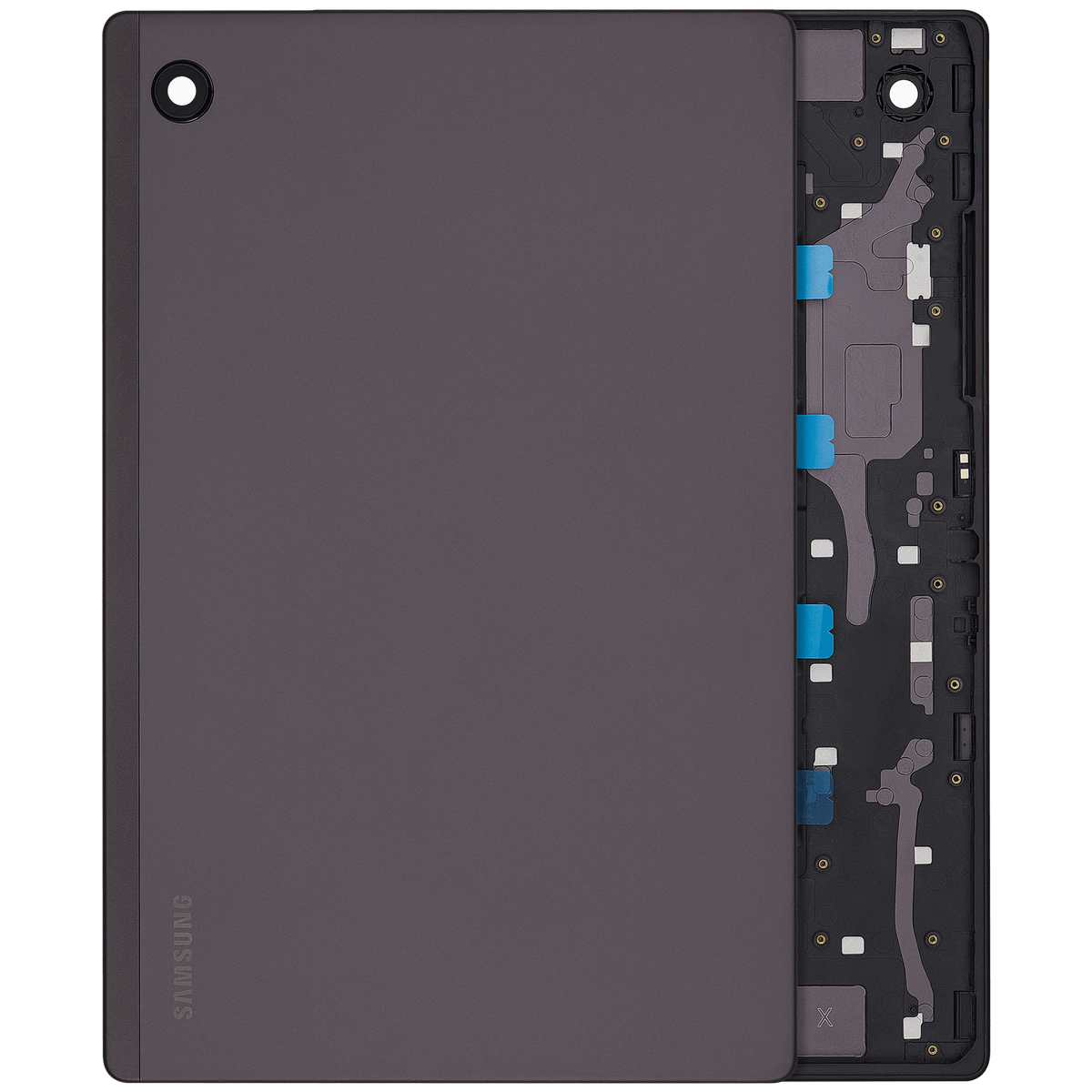 Back Cover For Samsung Galaxy Tab A8 10.5" (X200 / X205) (2021) (Grey) - Samsung Galaxy Tab A8 10.5" (2021) Replacement Parts - SKU 107282225419 - product image 1