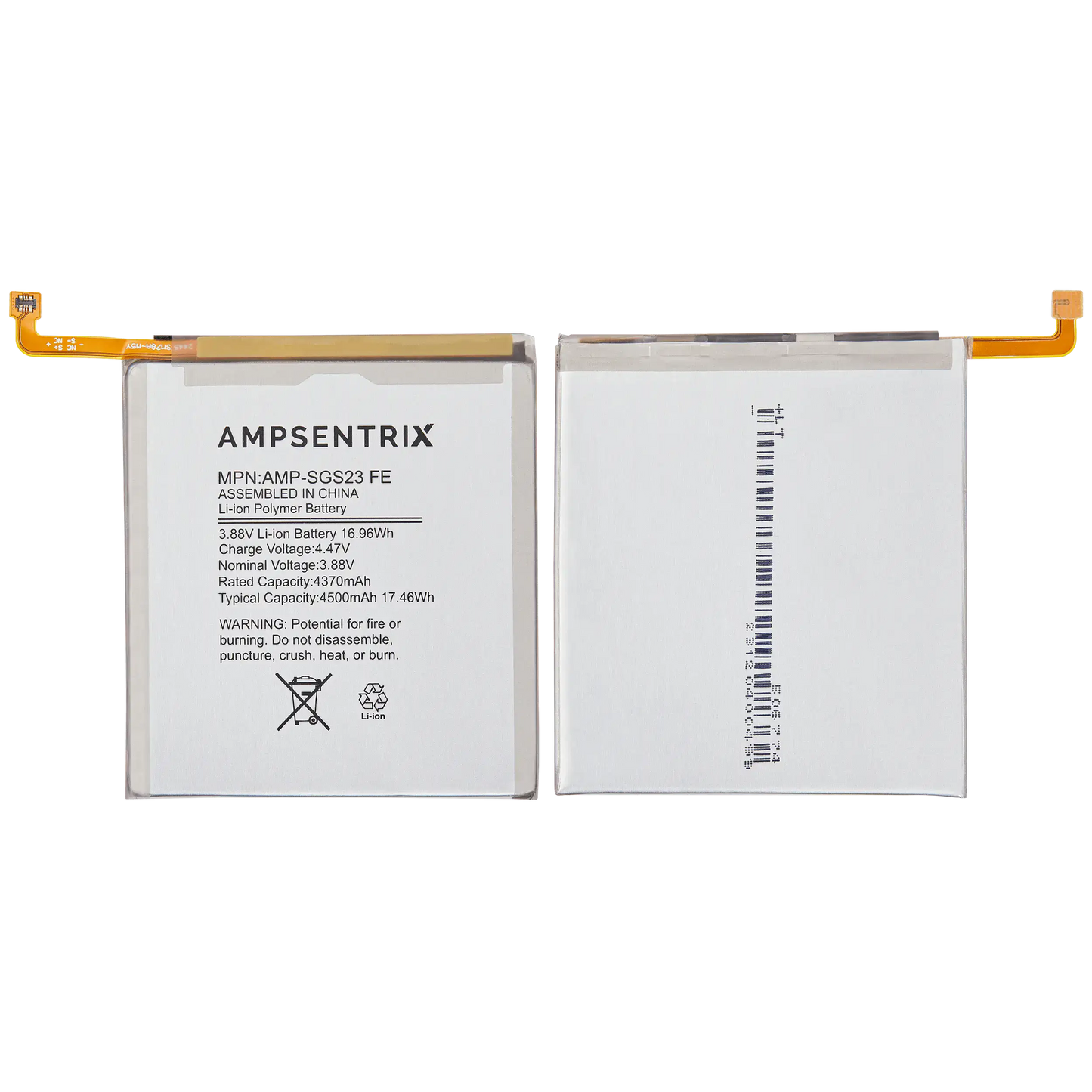 Replacement Battery For Samsung Galaxy S23 FE (AmpSentrix Pro)