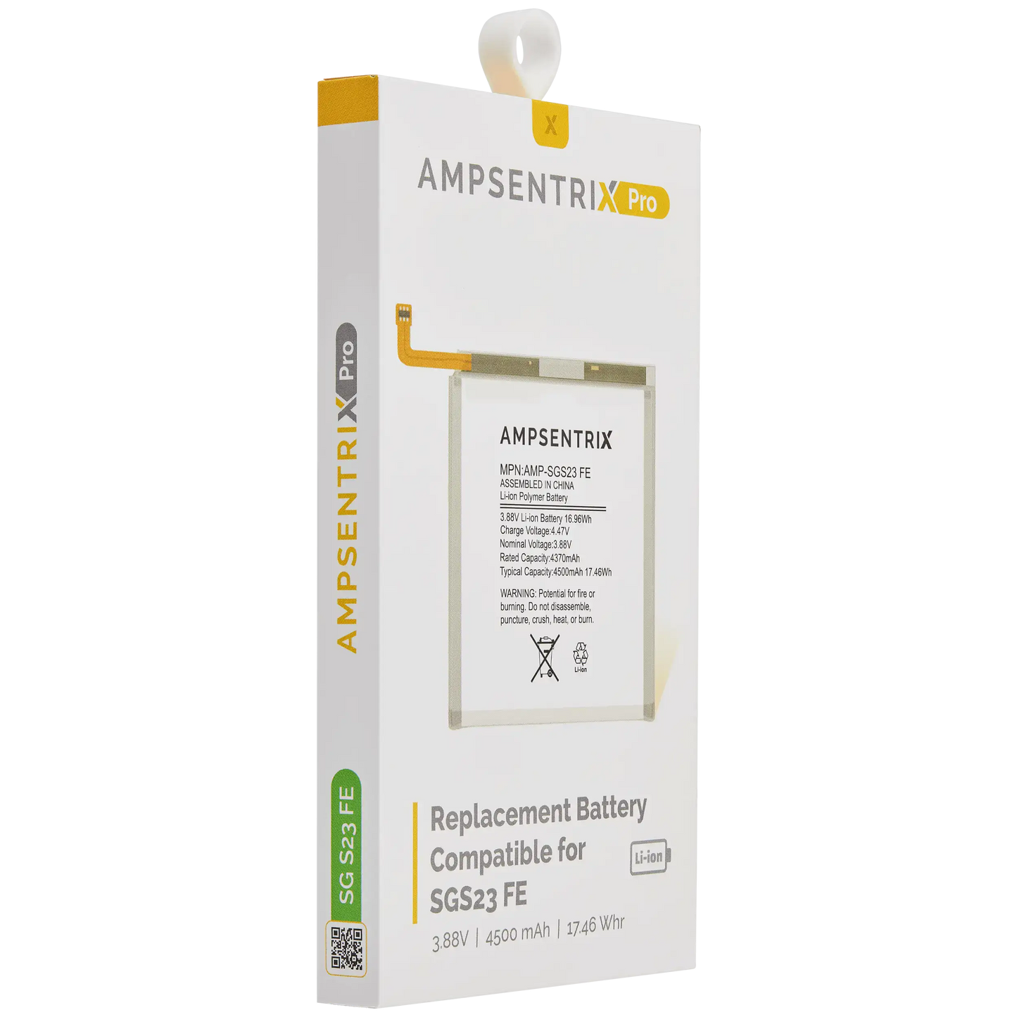 Replacement Battery For Samsung Galaxy S23 FE (AmpSentrix Pro)