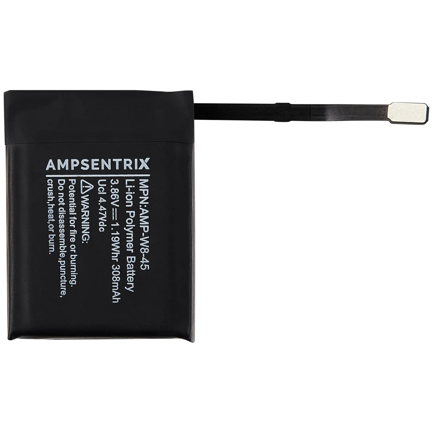 Replacement Battery For Watch Series 8 (45MM) (Ampsentrix)