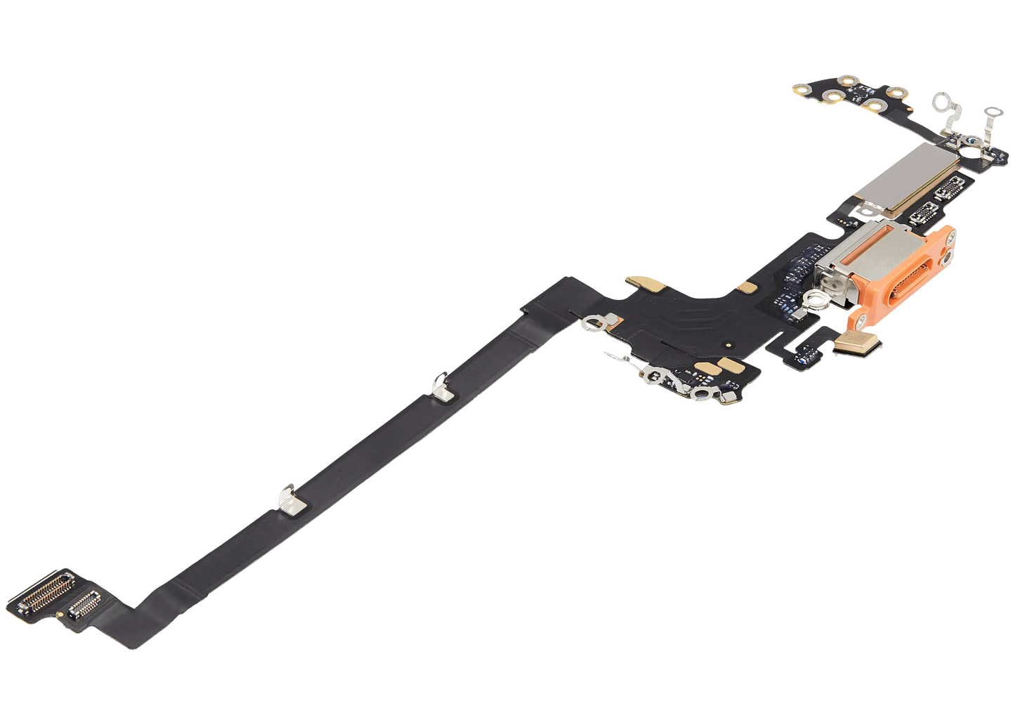 Charging Port Flex Cable Compatible For iPhone 17 Pro (Premium) (US Version) (Cosmic Orange)