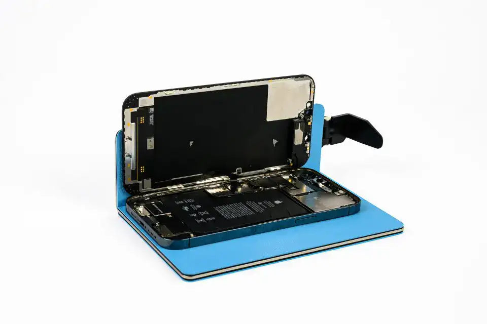 ESD Screen Support Stand For iPhone 12 and Up (Blue) (Wrepair)