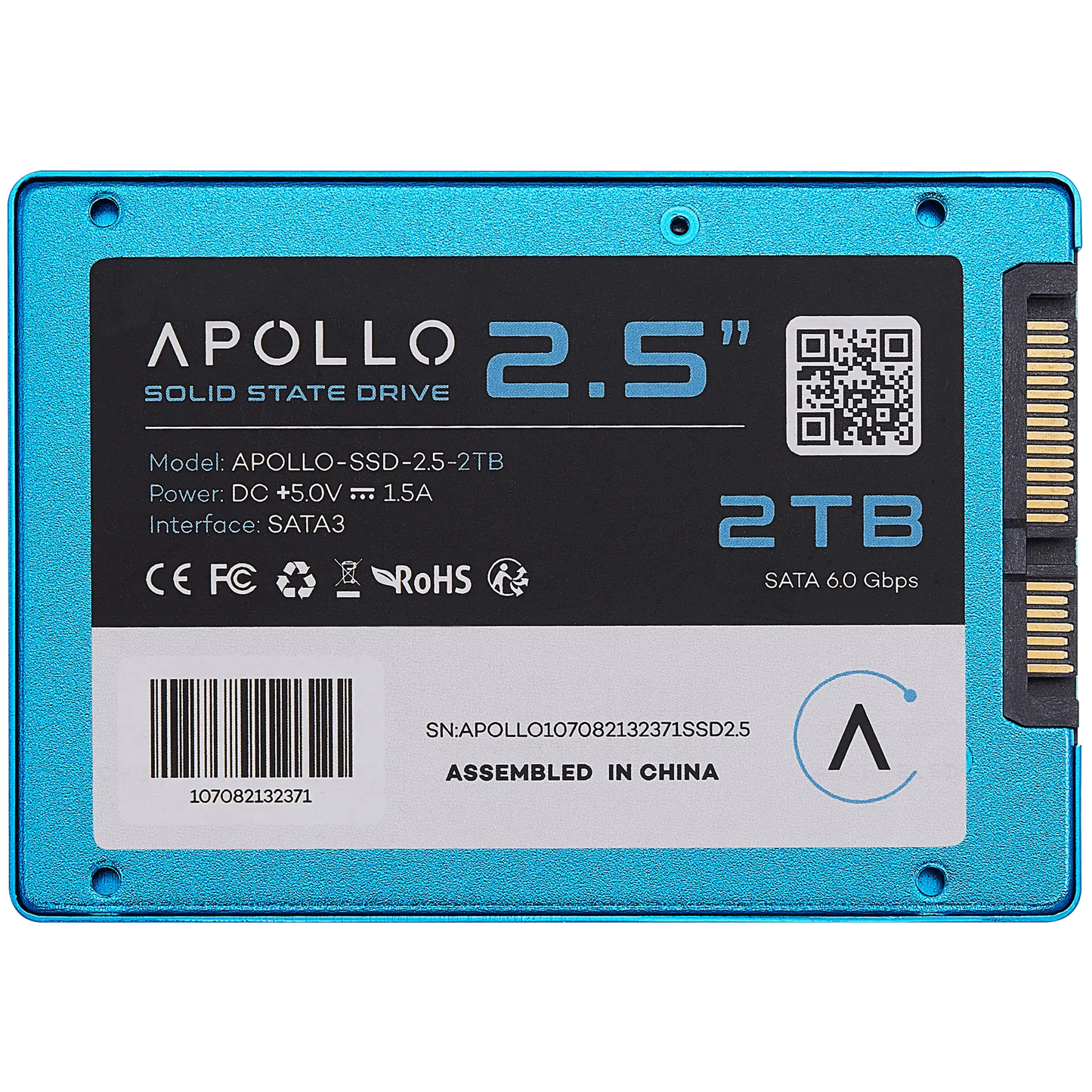 Apollo High Performance 2.5" SSD 3D TLC Nand 2TB