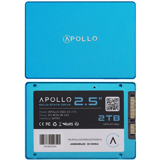Apollo High Performance 2.5" SSD 3D TLC Nand 2TB