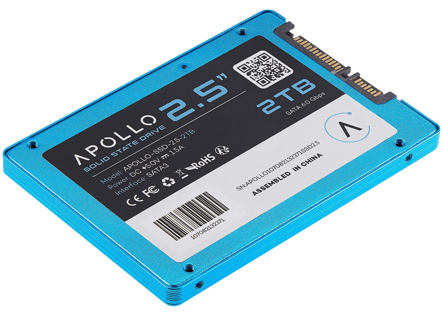 Apollo High Performance 2.5" SSD 3D TLC Nand 2TB