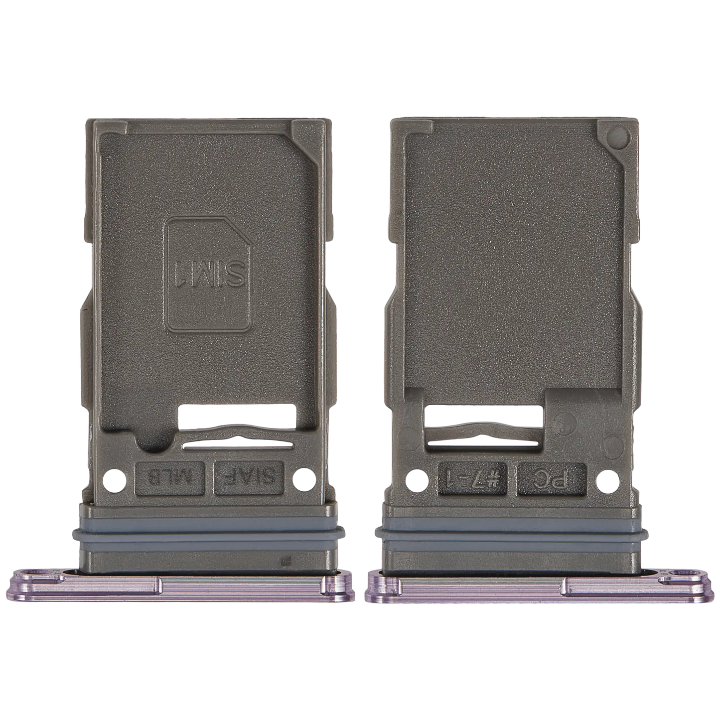 Single Sim Card Tray Compatible For Samsung Galaxy S22 5G / S22 Plus 5G (Bora Purple)
