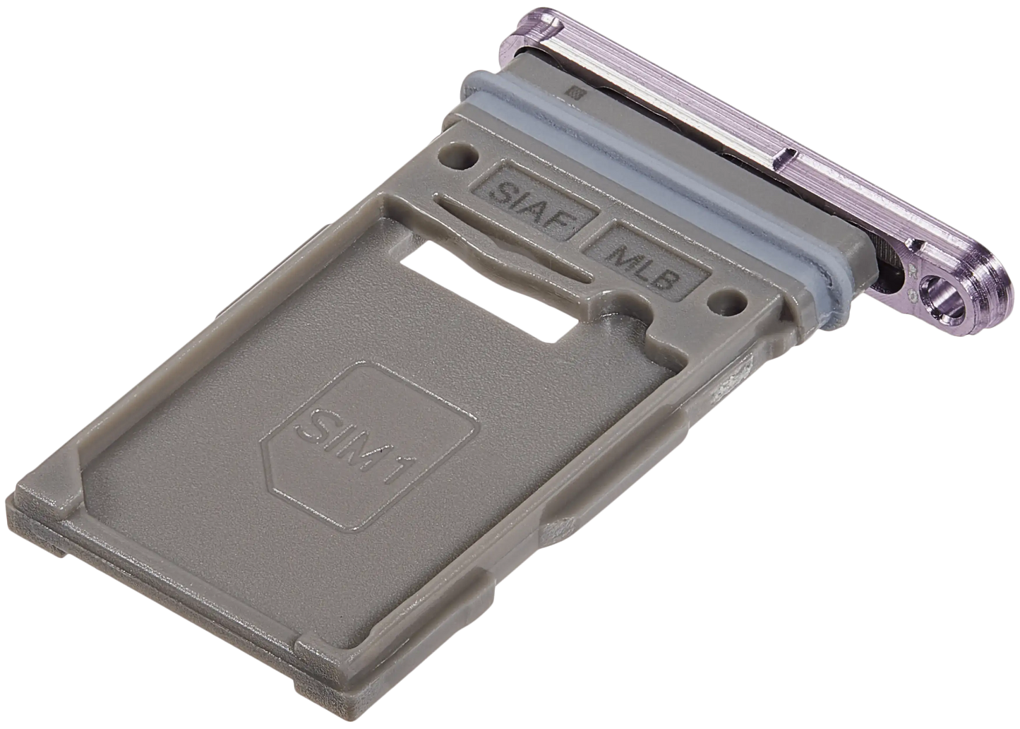 Single Sim Card Tray Compatible For Samsung Galaxy S22 5G / S22 Plus 5G (Bora Purple)