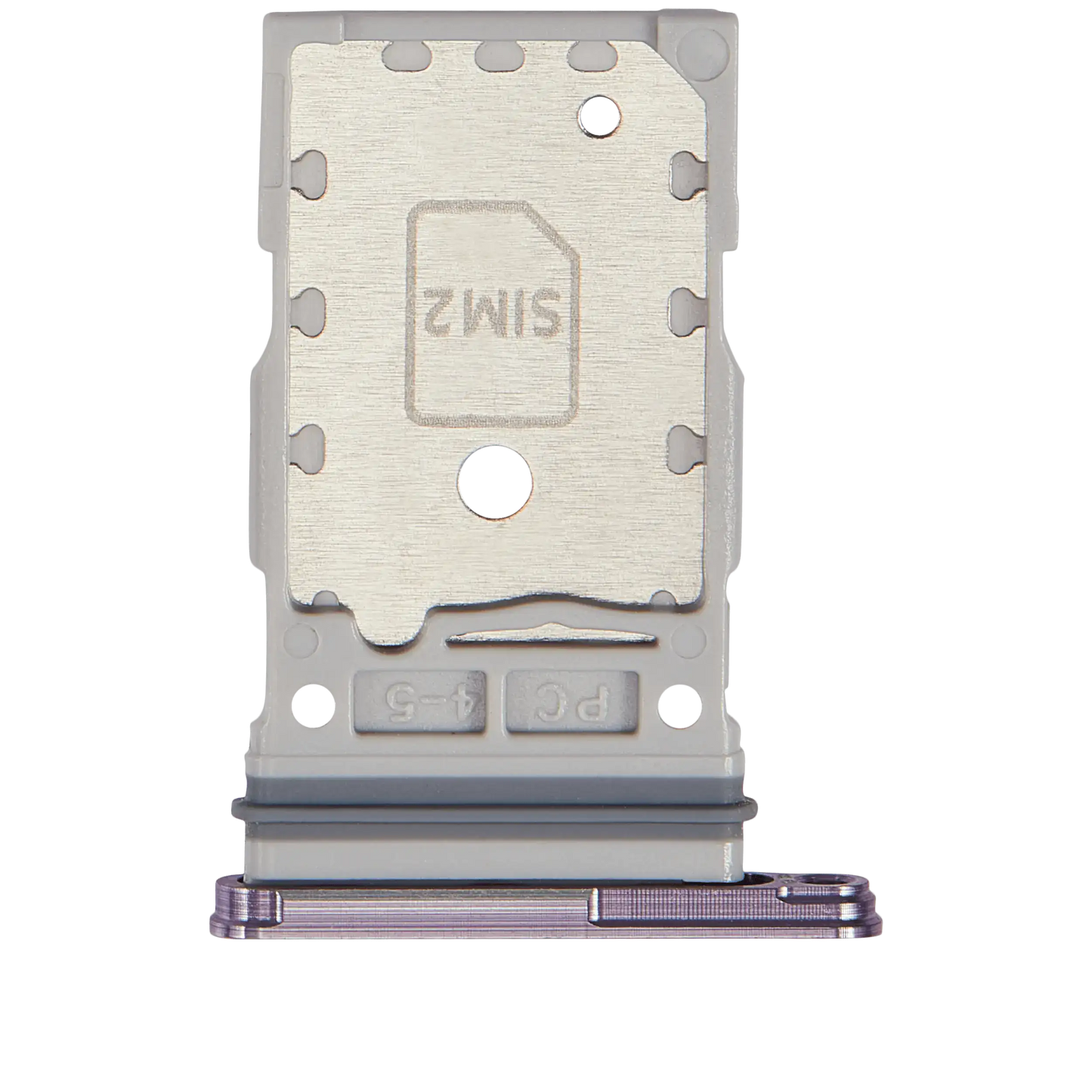 Dual Sim Card Tray Compatible For Samsung Galaxy S22 5G / S22 Plus 5G (Bora Purple)