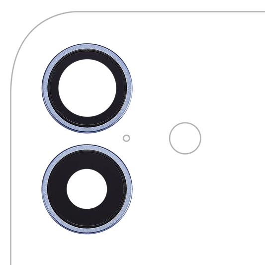 Back Camera Lens With Bracket & Bezel For iPhone 17 (Premium) (Mist Blue)