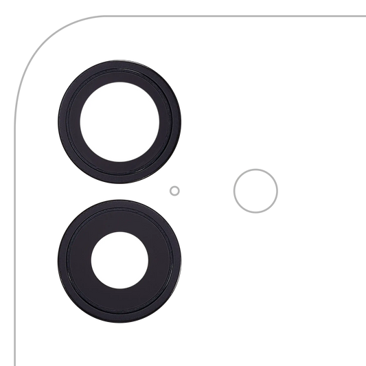 Back Camera Lens With Bracket & Bezel For iPhone 17 (Premium) (Black) — product photo 1