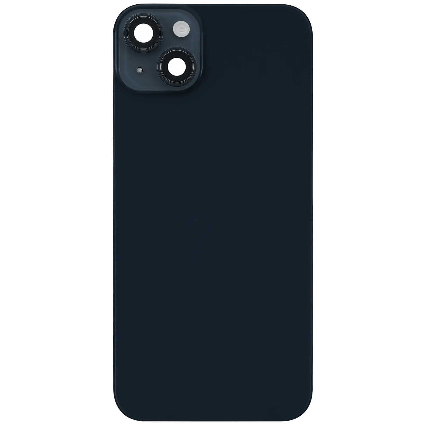 Back Glass w/ MagSafe Magnet For iPhone 14 Plus (Aftermarket) (Midnight) (No Logo)