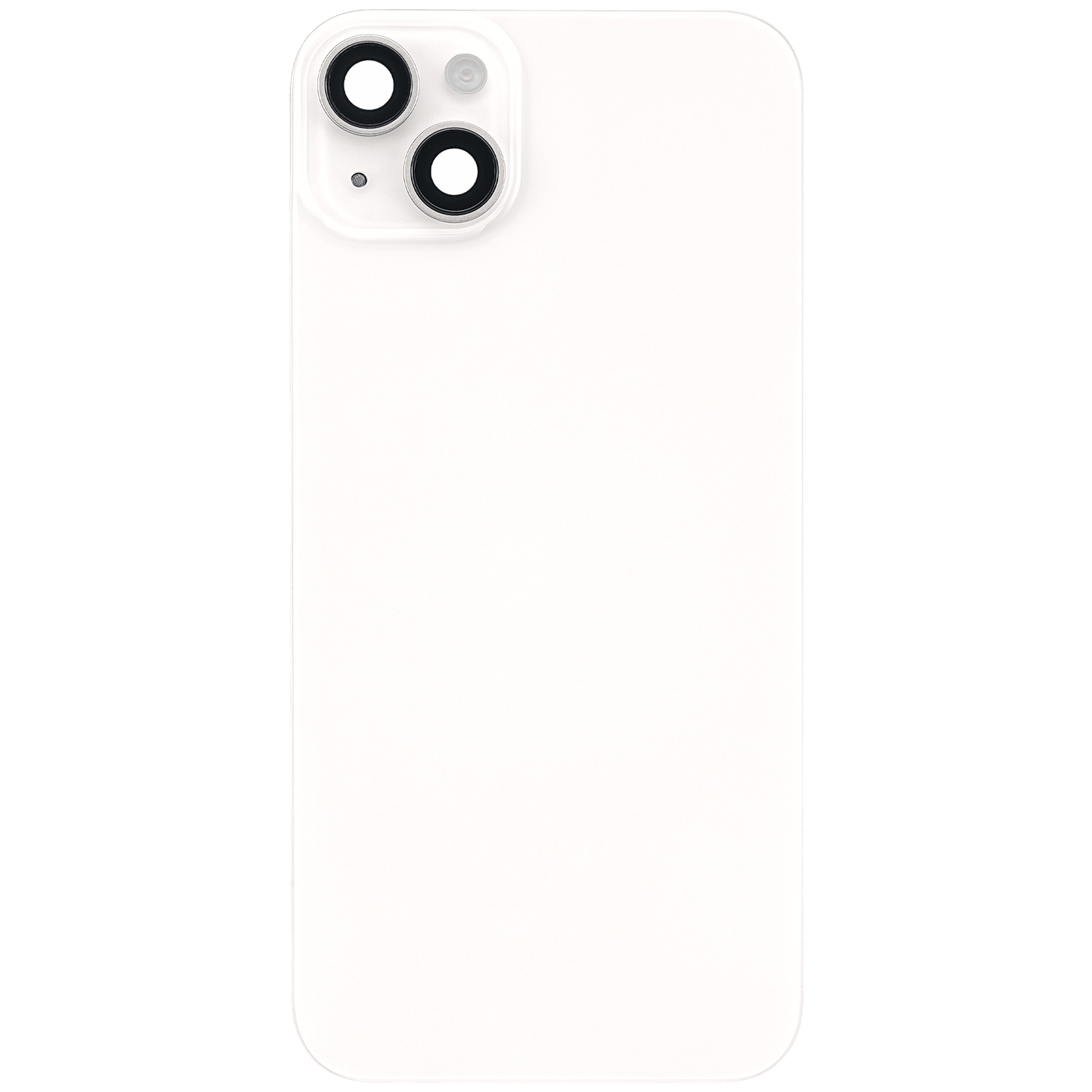 Back Glass w/ MagSafe Magnet For iPhone 14 Plus (Aftermarket) (Starlight) (No Logo)
