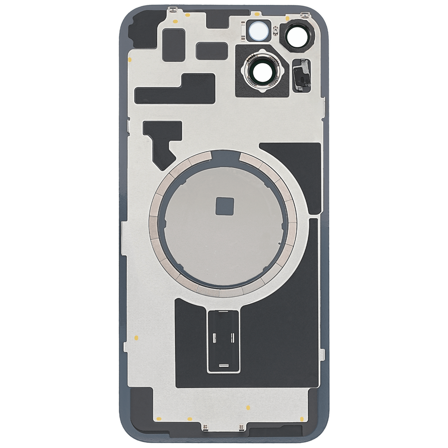 Back Glass w/ MagSafe Magnet For iPhone 14 Plus (Aftermarket) (Starlight) (No Logo)