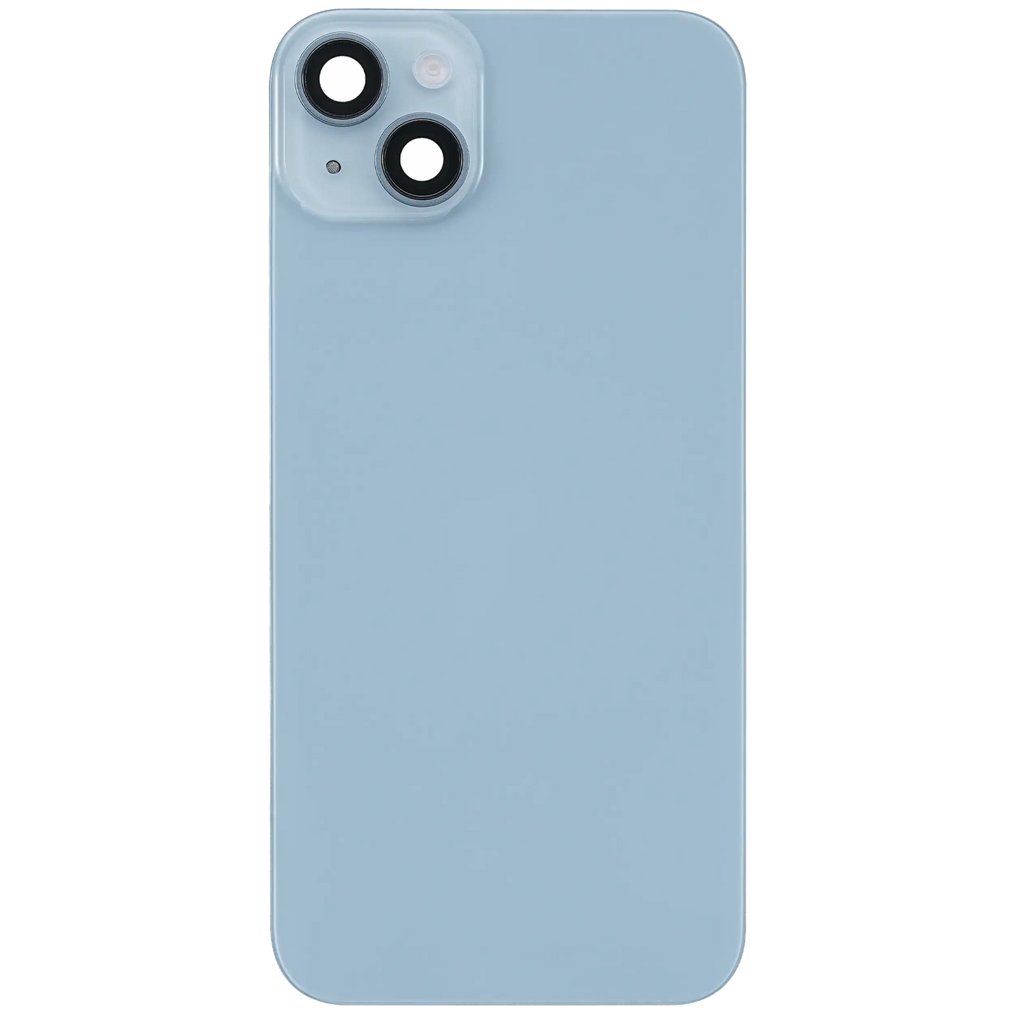 Back Glass w/ MagSafe Magnet For iPhone 14 Plus (Aftermarket) (Blue) (No Logo)