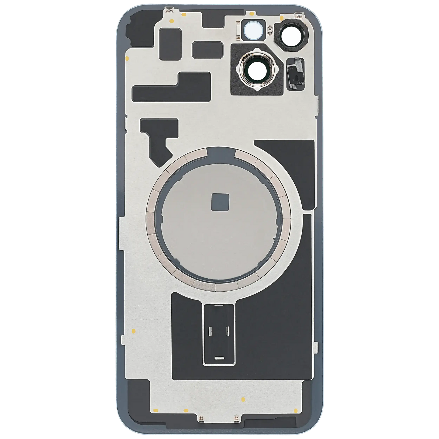 Back Glass w/ MagSafe Magnet For iPhone 14 Plus (Aftermarket) (Blue) (No Logo)