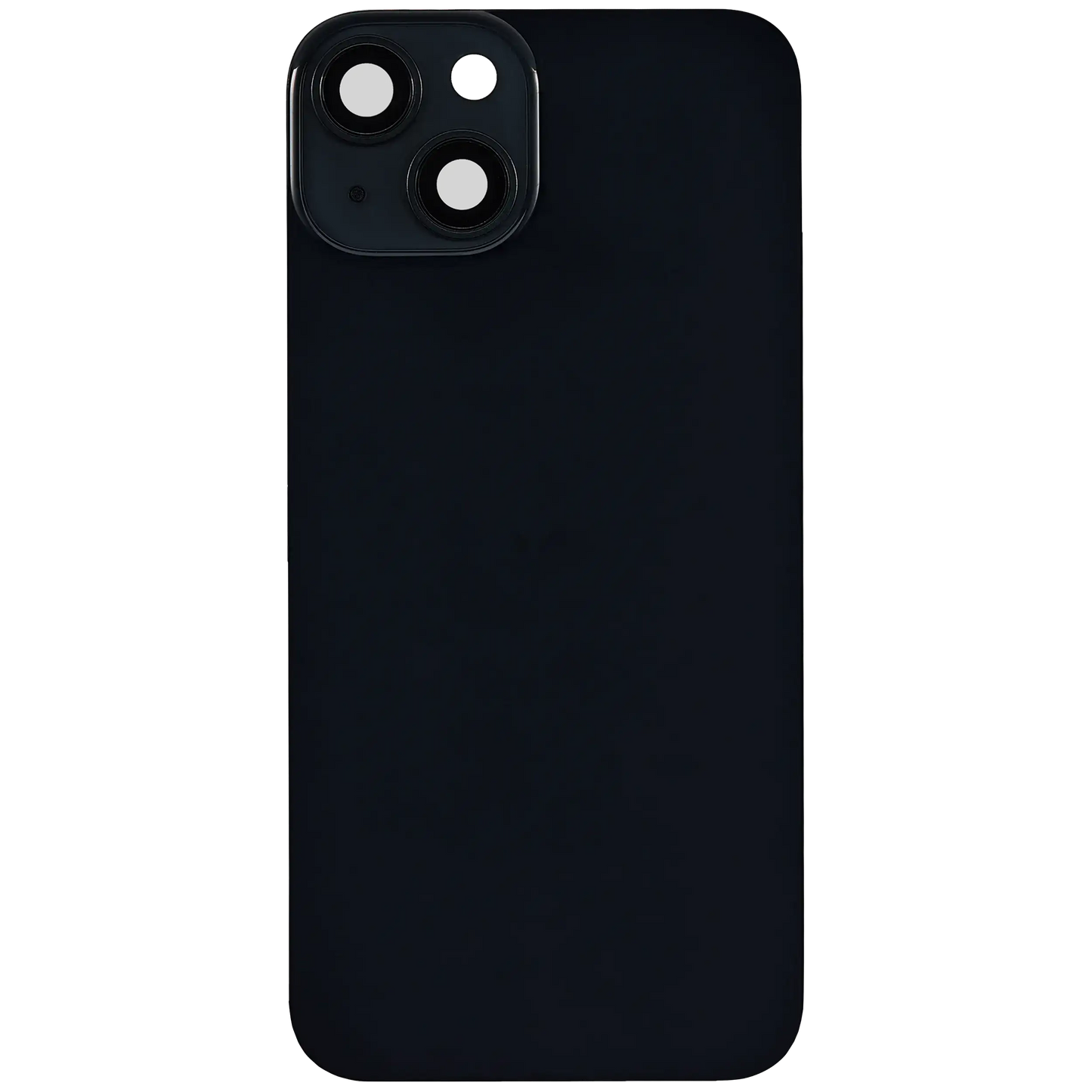 Back Glass w/ MagSafe Magnet For iPhone 14 (Aftermarket) (Midnight) (No Logo)