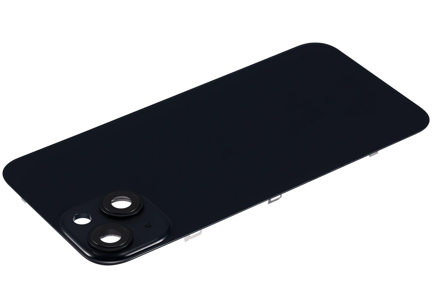 Back Glass w/ MagSafe Magnet For iPhone 14 (Aftermarket) (Midnight) (No Logo)