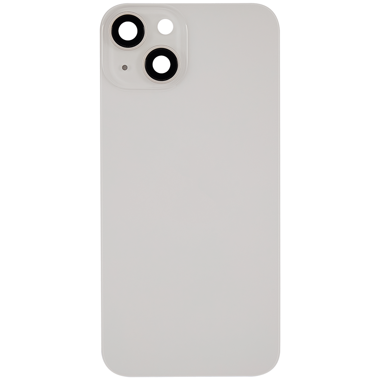 Back Glass w/ MagSafe Magnet For iPhone 14 (Aftermarket) (Starlight) (No Logo)