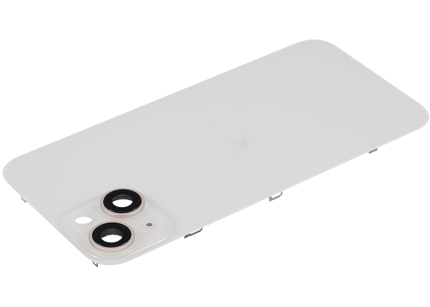 Back Glass w/ MagSafe Magnet For iPhone 14 (Aftermarket) (Starlight) (No Logo)