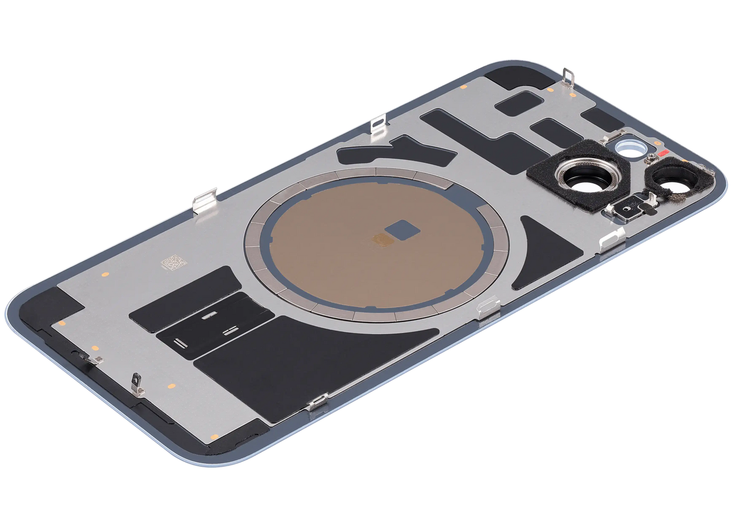 Back Glass w/ MagSafe Magnet For iPhone 14 (Aftermarket) (Blue) (No Logo)