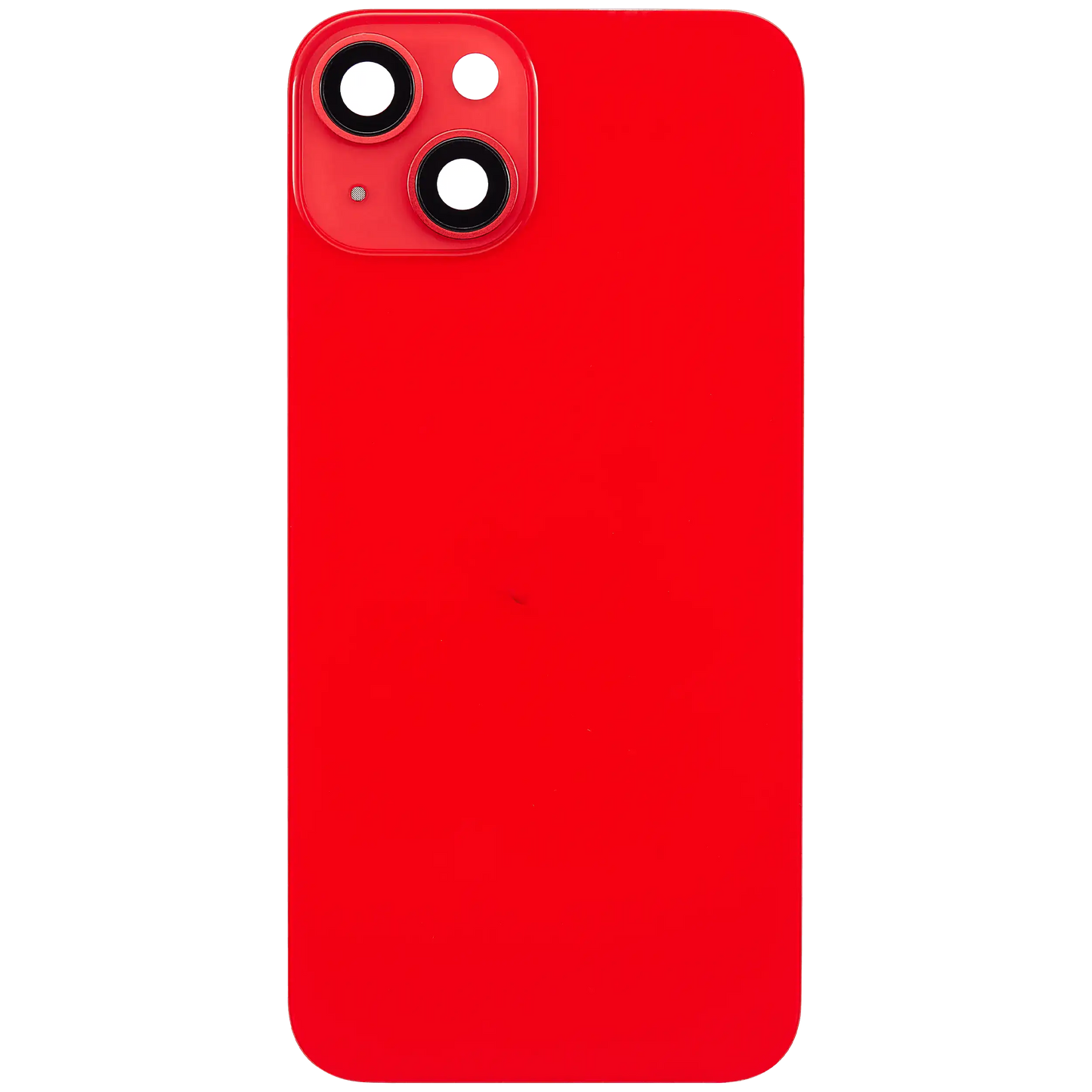 Back Glass w/ MagSafe Magnet For iPhone 14 (Aftermarket) (Red) (No Logo)