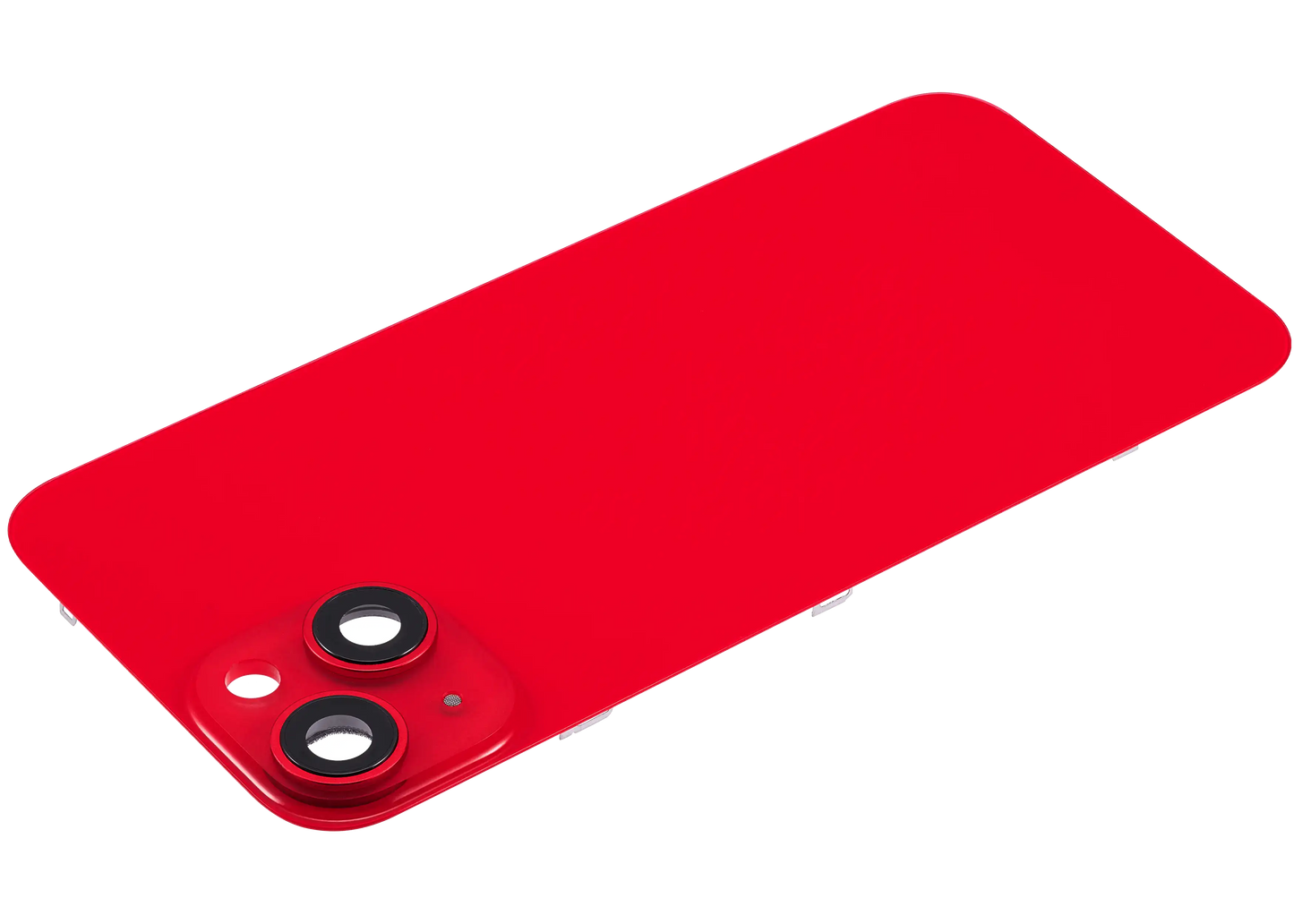 Back Glass w/ MagSafe Magnet For iPhone 14 (Aftermarket) (Red) (No Logo)